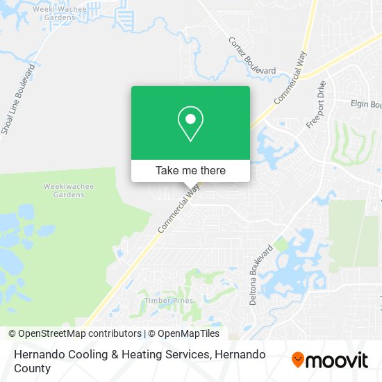 Mapa de Hernando Cooling & Heating Services