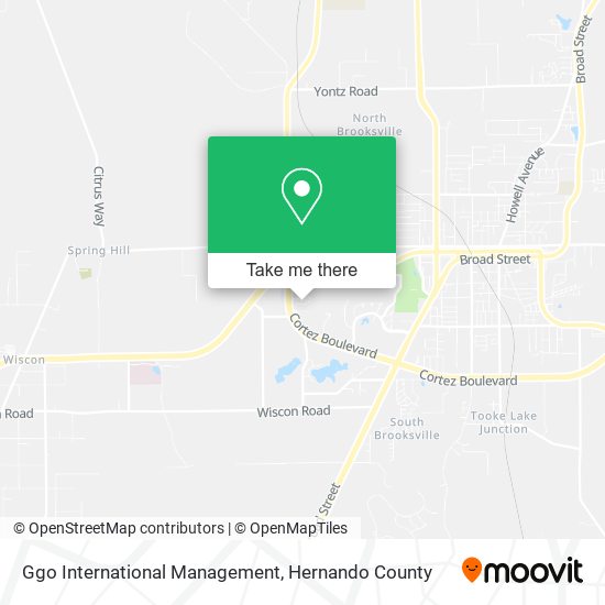 Mapa de Ggo International Management