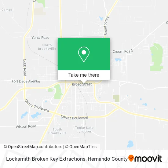 Locksmith Broken Key Extractions map