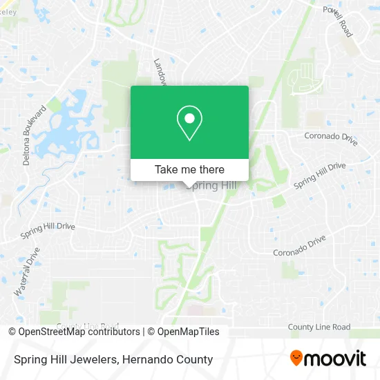Spring Hill Jewelers map
