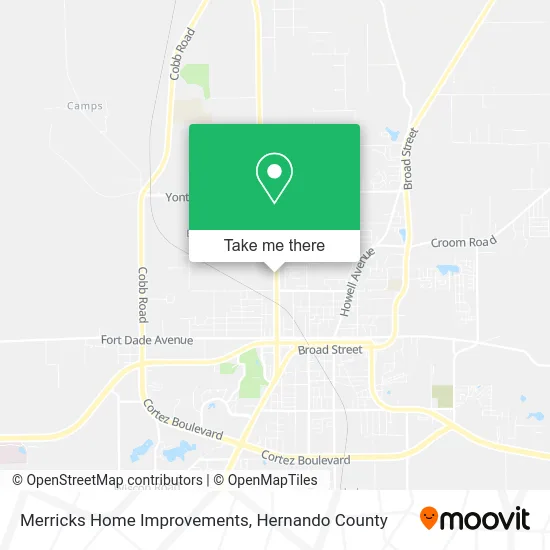 Merricks Home Improvements map