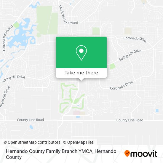 Mapa de Hernando County Family Branch YMCA