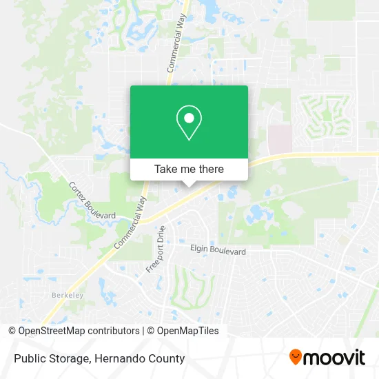 Public Storage map