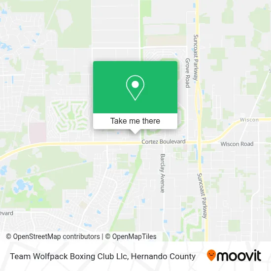 Team Wolfpack Boxing Club Llc map