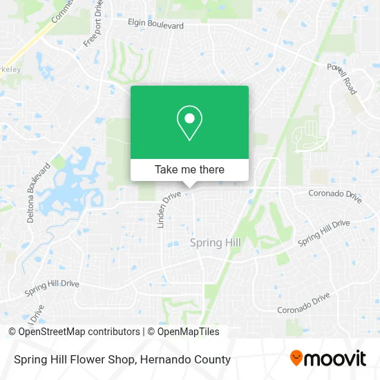 Spring Hill Flower Shop map