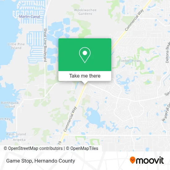 Game Stop map
