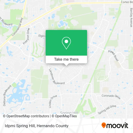 Idpmi Spring Hill map