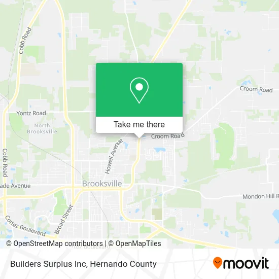 Builders Surplus Inc map