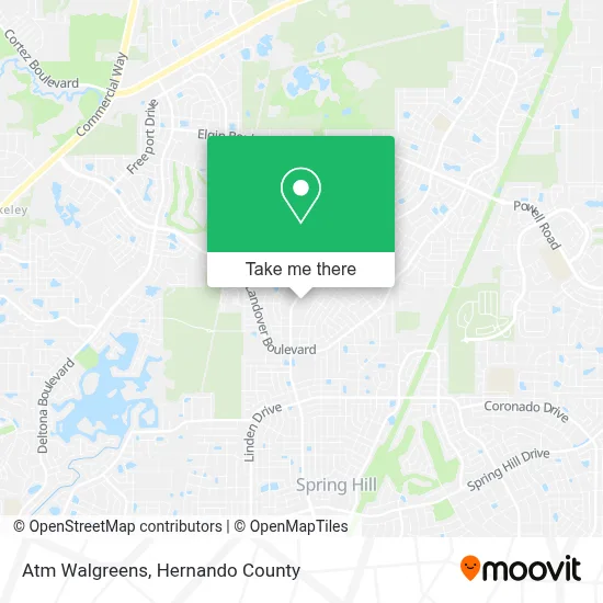 Atm Walgreens map