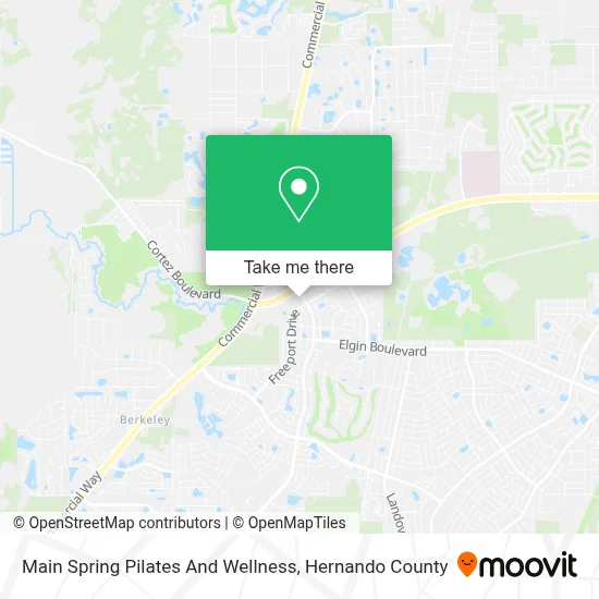 Main Spring Pilates And Wellness map