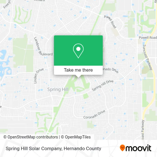 Spring Hill Solar Company map