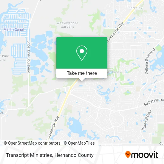 Transcript Ministries map
