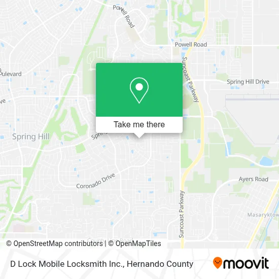 D Lock Mobile Locksmith Inc. map