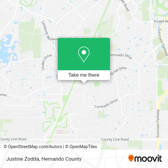 Justine Zodda map