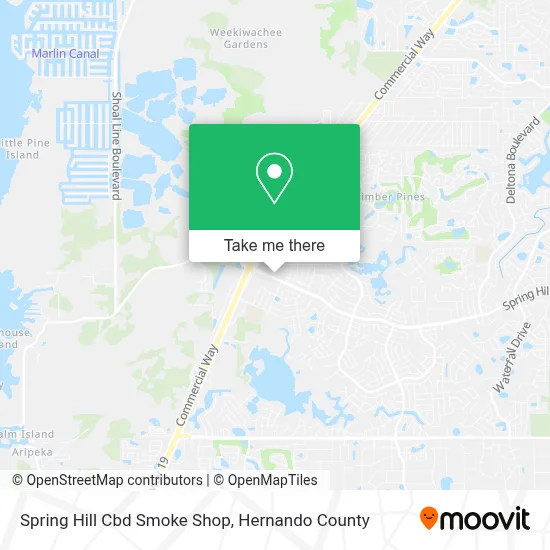 Spring Hill Cbd Smoke Shop map