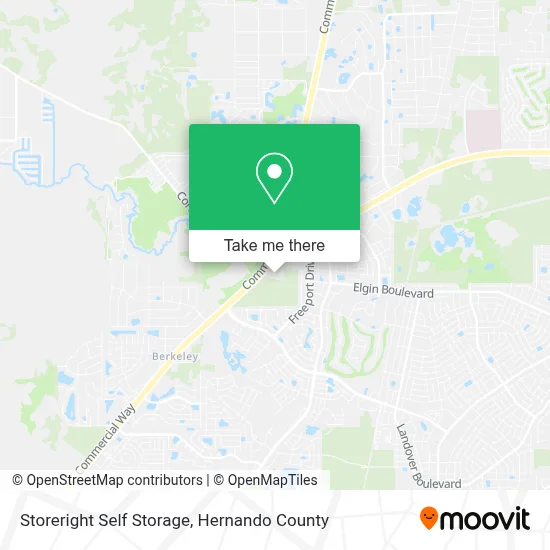 Storeright Self Storage map