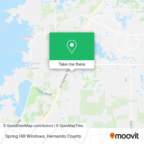 Spring Hill Windows map