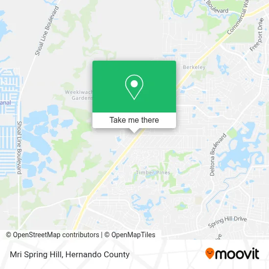 Mri Spring Hill map