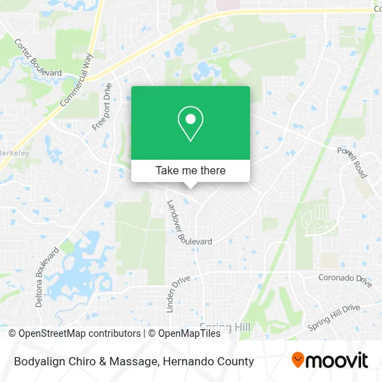 Bodyalign Chiro & Massage map