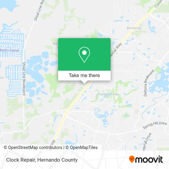 Clock Repair map