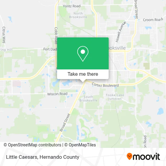 Little Caesars map
