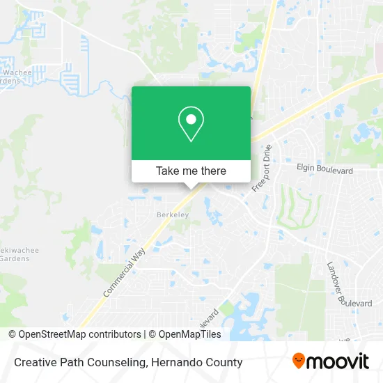 Creative Path Counseling map