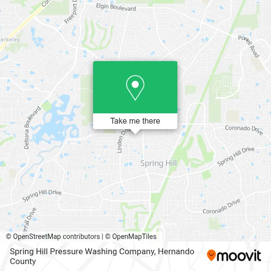 Spring Hill Pressure Washing Company map
