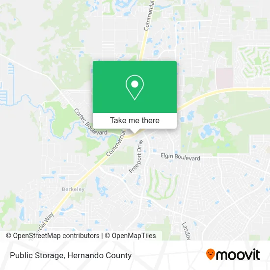 Public Storage map