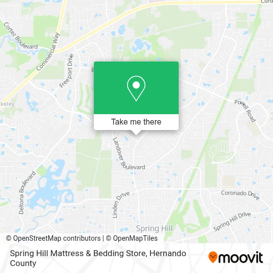 Spring Hill Mattress & Bedding Store map