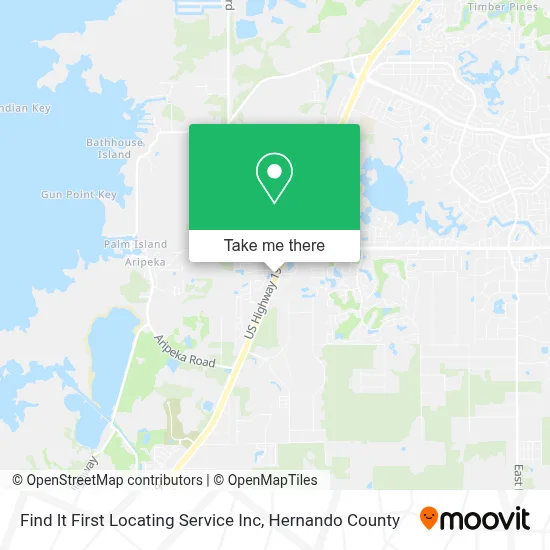 Find It First Locating Service Inc map