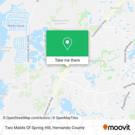 Two Maids Of Spring Hill map