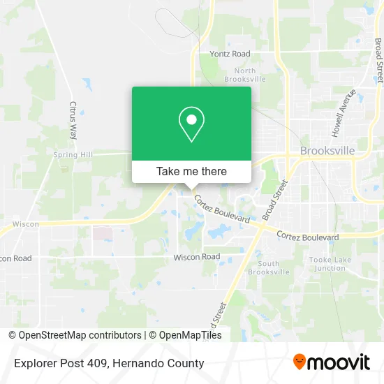 Explorer Post 409 map