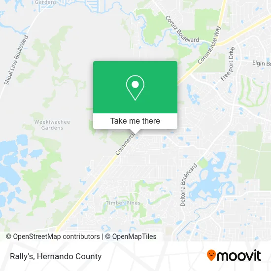 Rally's map