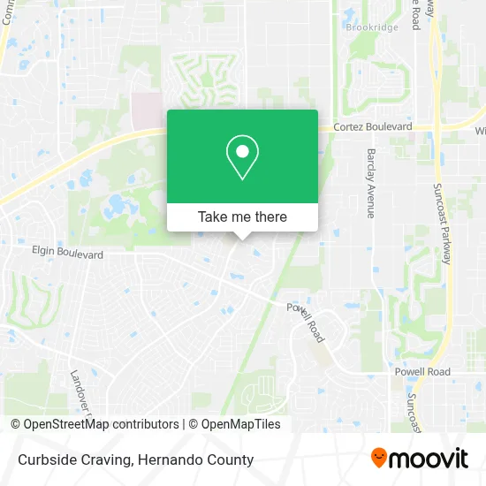 Curbside Craving map