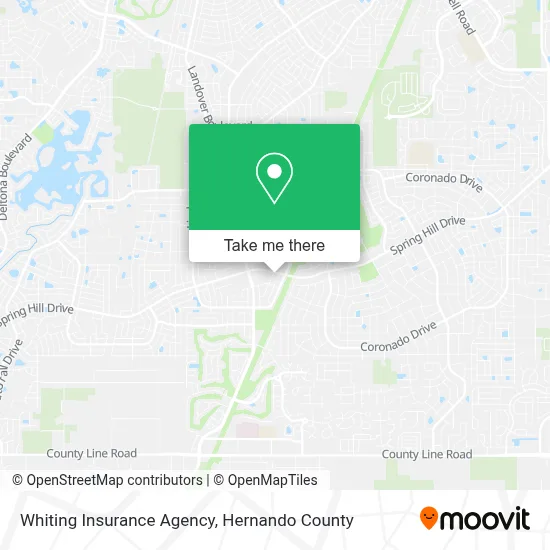 Whiting Insurance Agency map