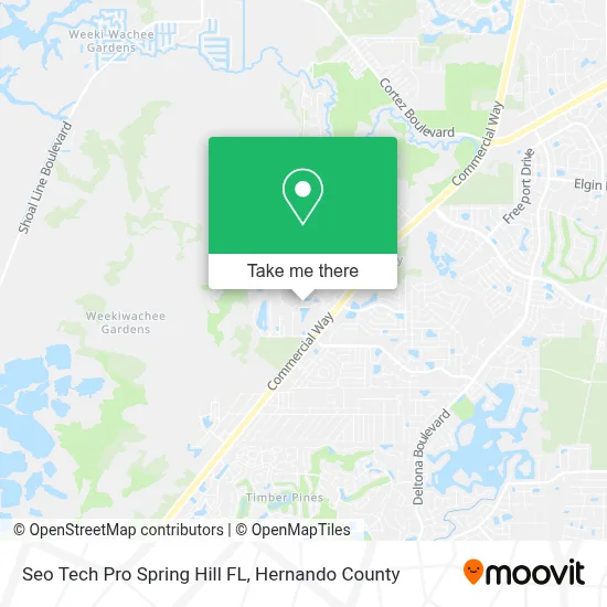 Seo Tech Pro Spring Hill FL map