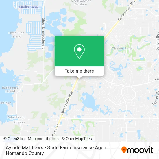 Ayinde Matthews - State Farm Insurance Agent map