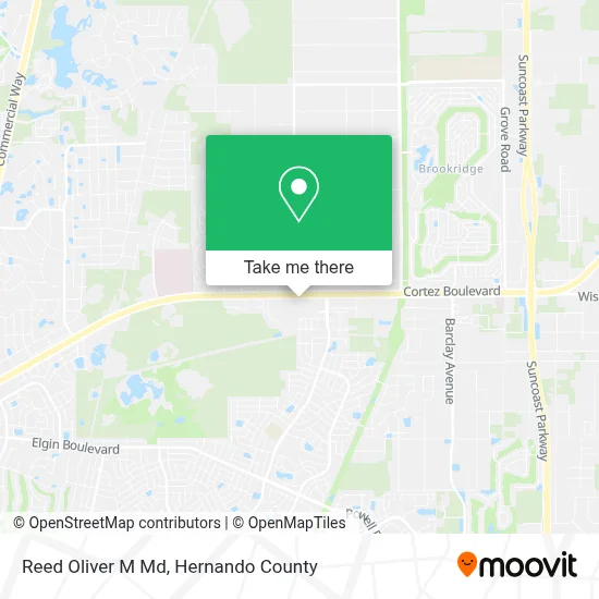 Reed Oliver M Md map