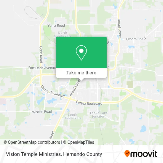 Vision Temple Ministries map