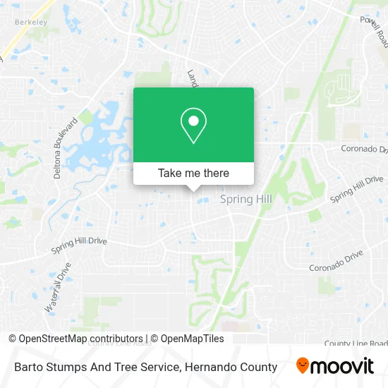 Barto Stumps And Tree Service map