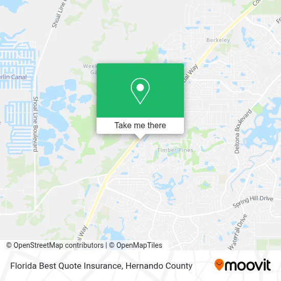 Florida Best Quote Insurance map