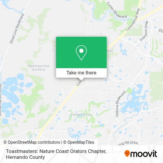 Toastmasters: Nature Coast Orators Chapter map