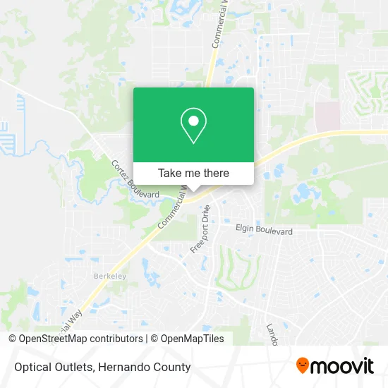 Optical Outlets map
