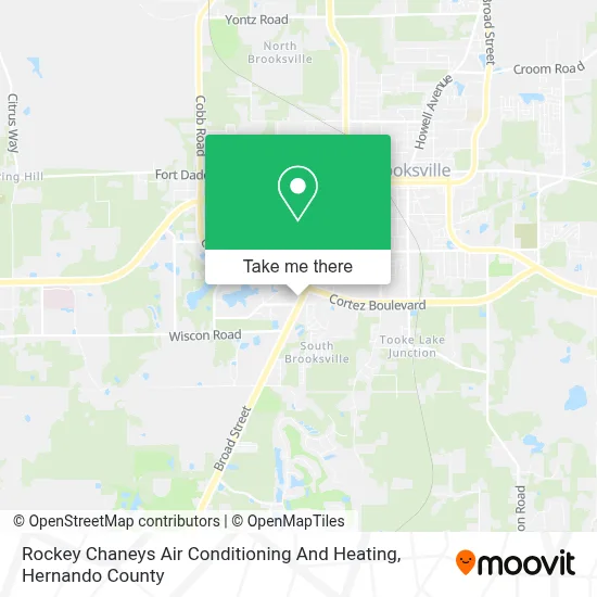 Rockey Chaneys Air Conditioning And Heating map