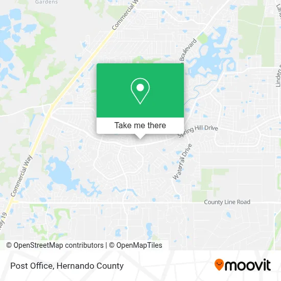 Post Office map