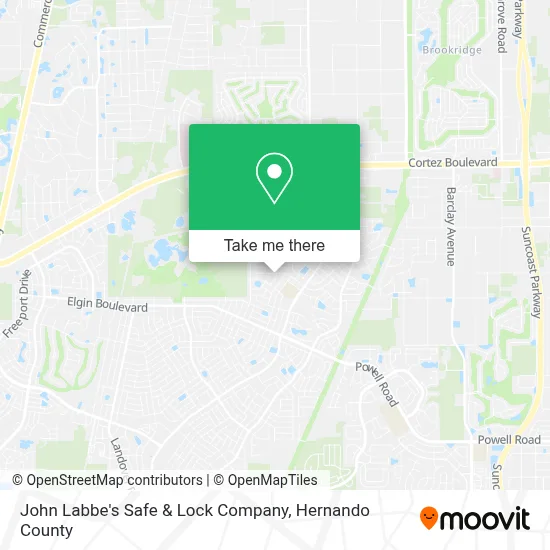 John Labbe's Safe & Lock Company map