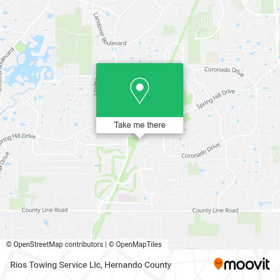 Rios Towing Service Llc map