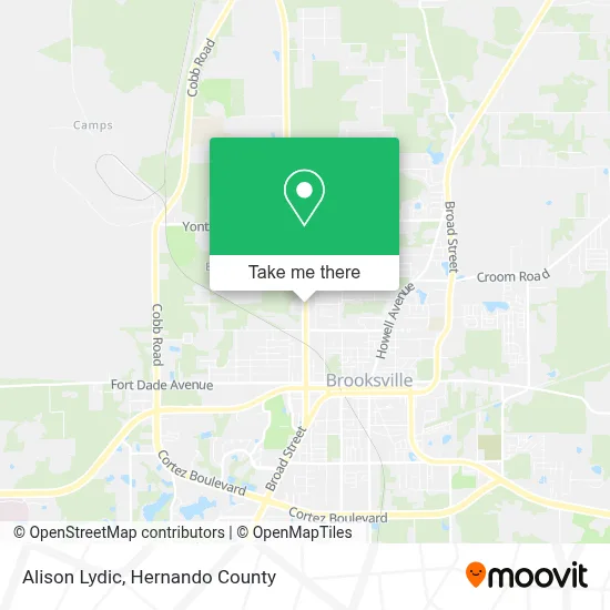 Alison Lydic map