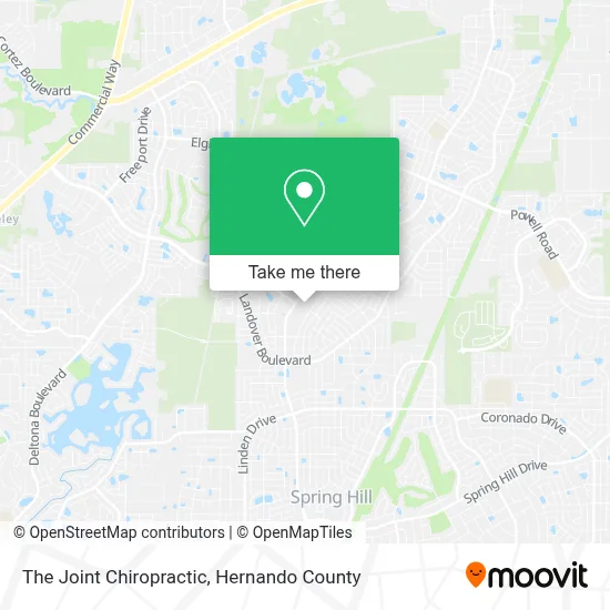 The Joint Chiropractic map