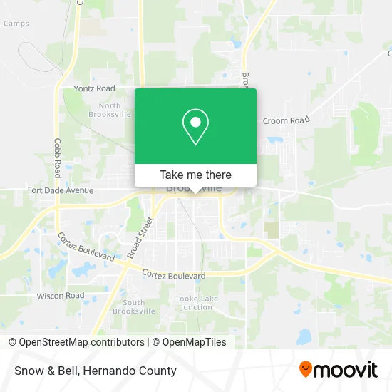 Snow & Bell map
